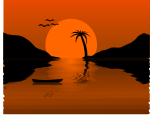 Sunset Waterscene
