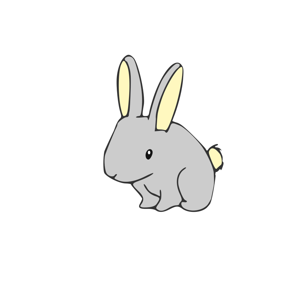OnlineLabels Clip Art - Bunny