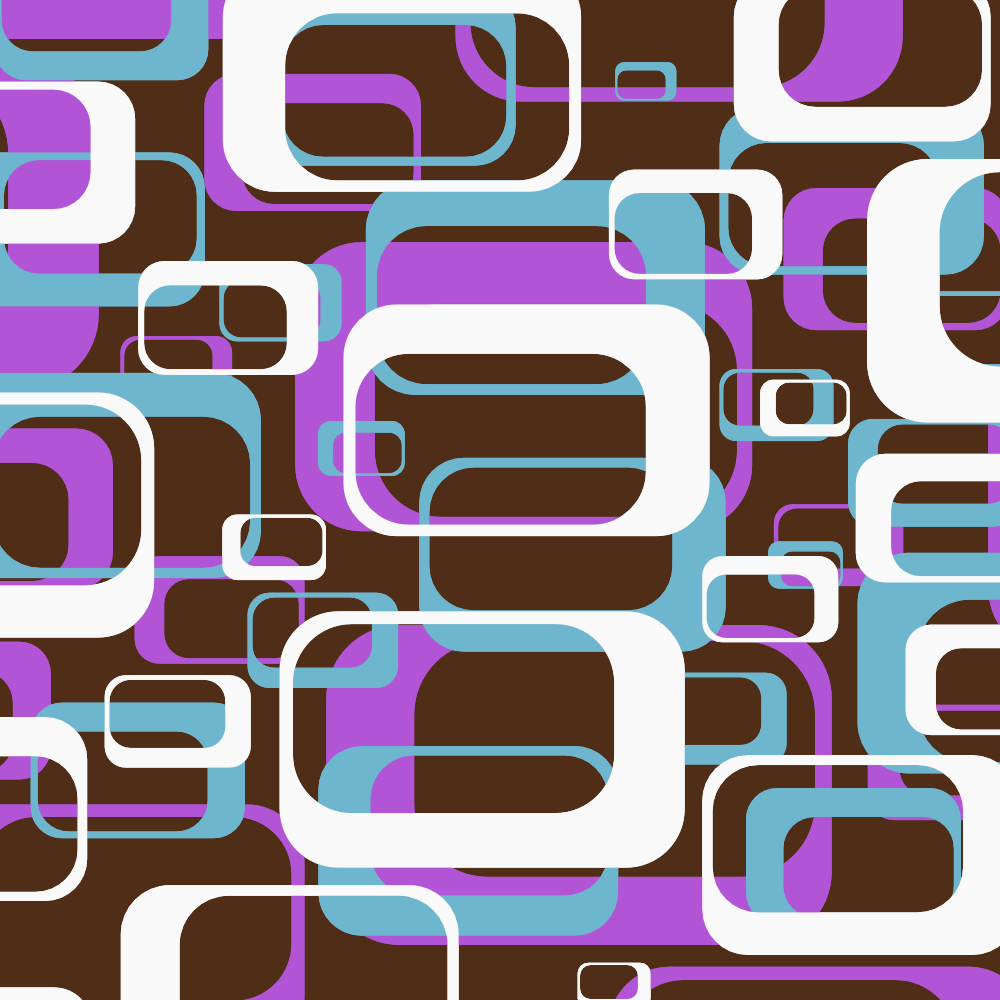 OnlineLabels Clip Art - Retro shapes pattern