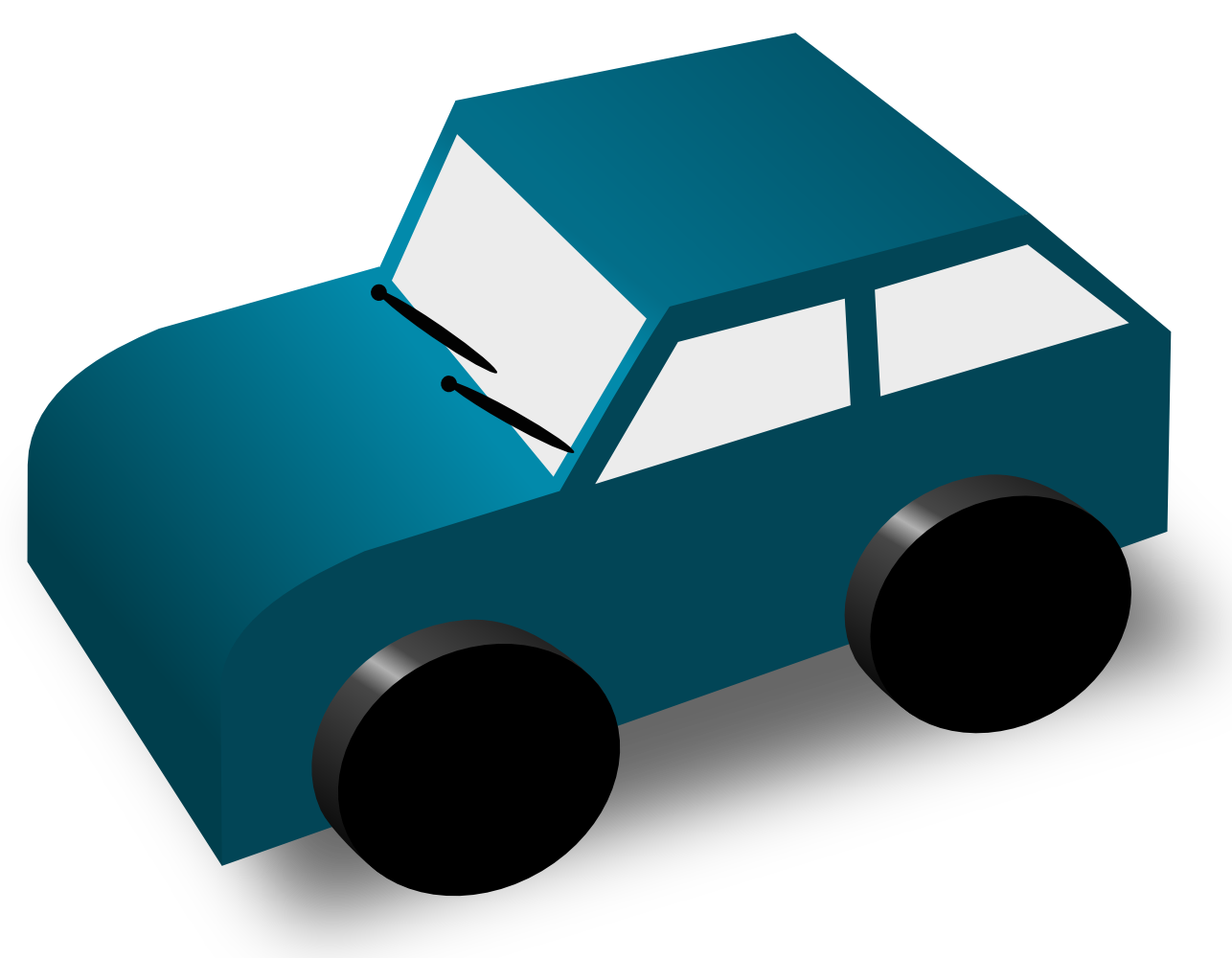 OnlineLabels Clip Art - Cartoon Car