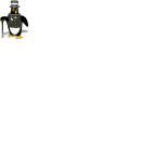 penguin wearing tux