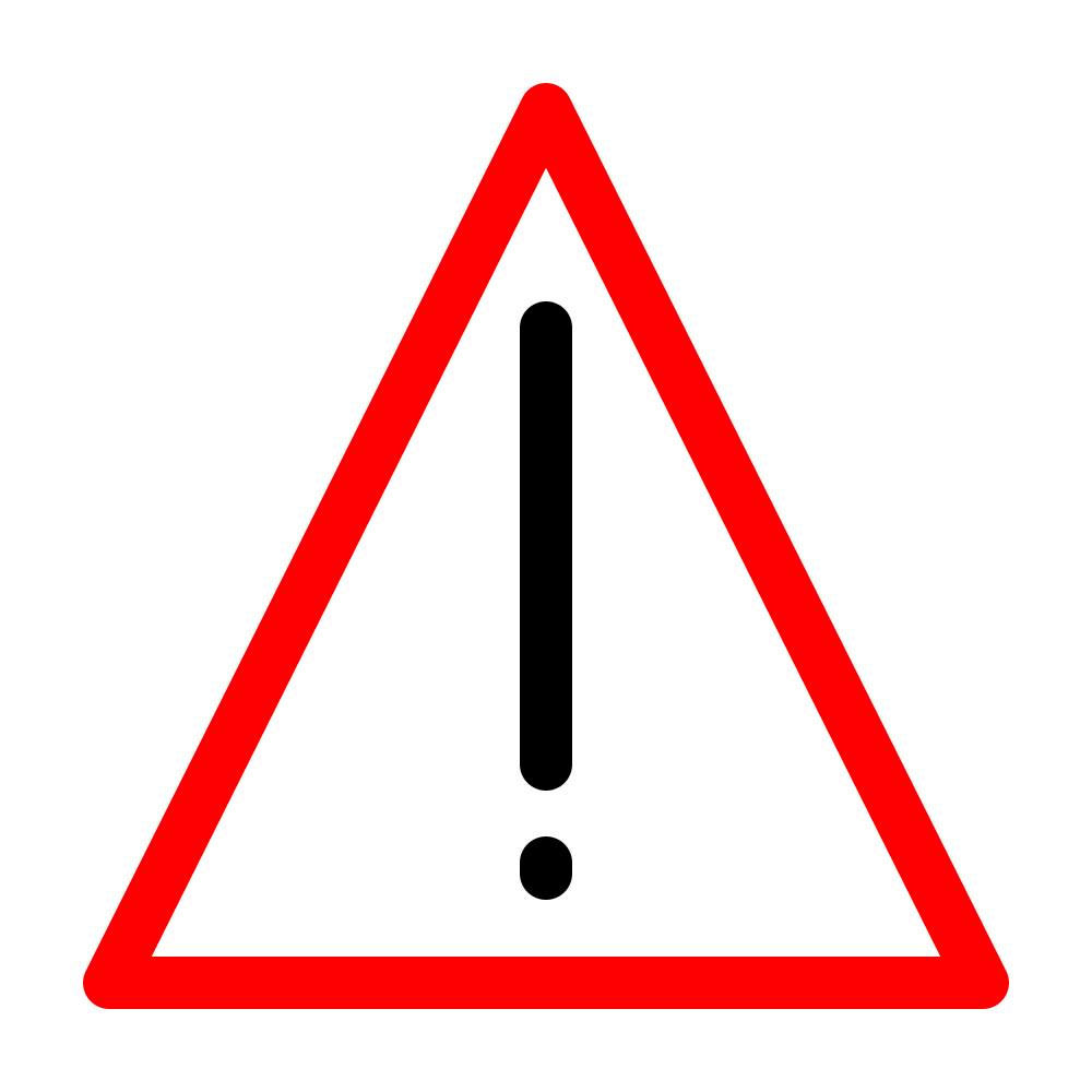 OnlineLabels Clip Art - Warning sign