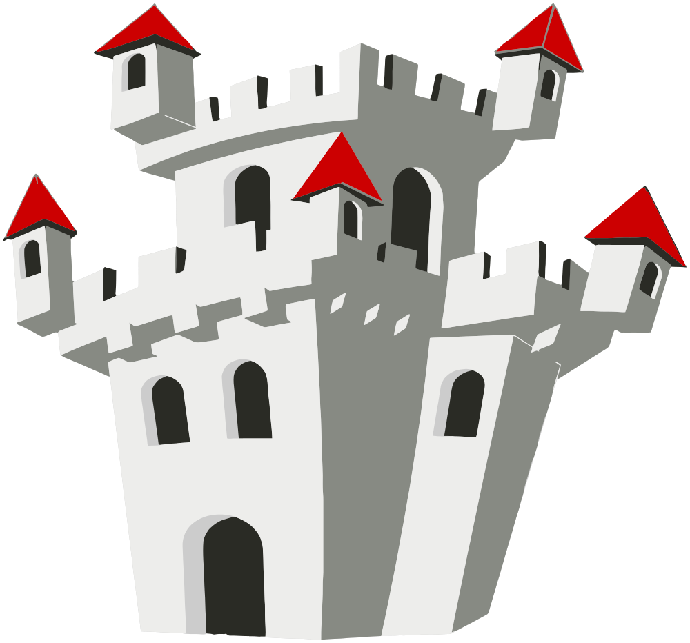 OnlineLabels Clip Art - Castle 12