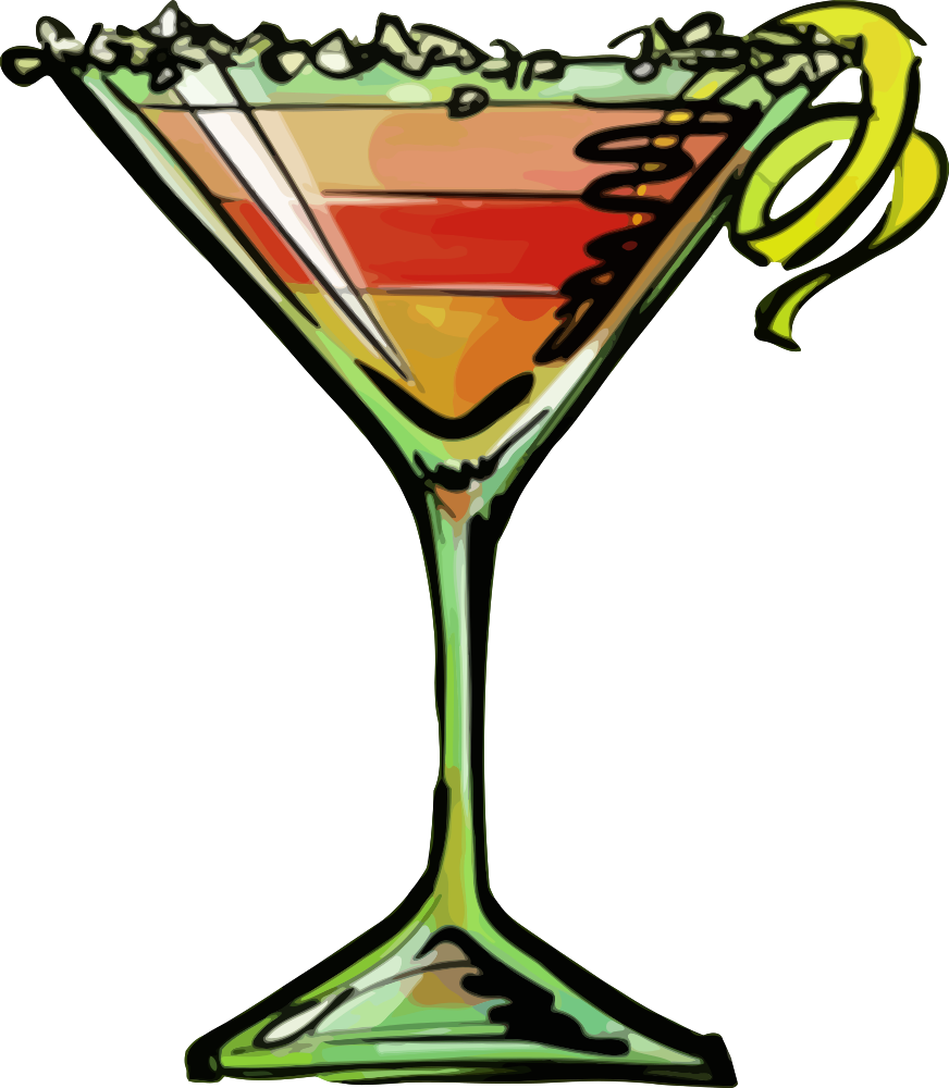 OnlineLabels Clip Art - Cosmopolitan cocktail