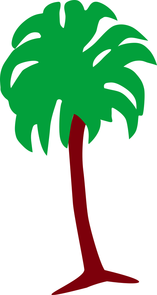OnlineLabels Clip Art - Palm tree 3