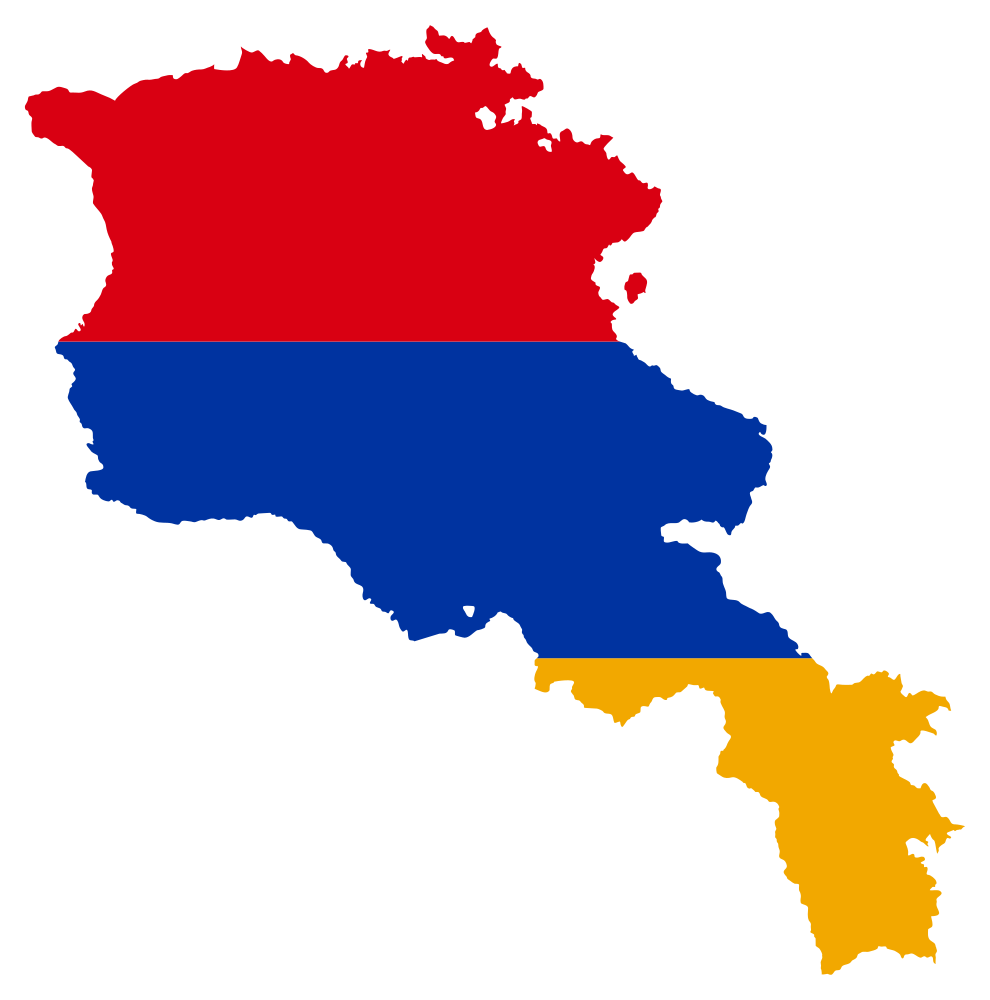 Armenian Flag Map