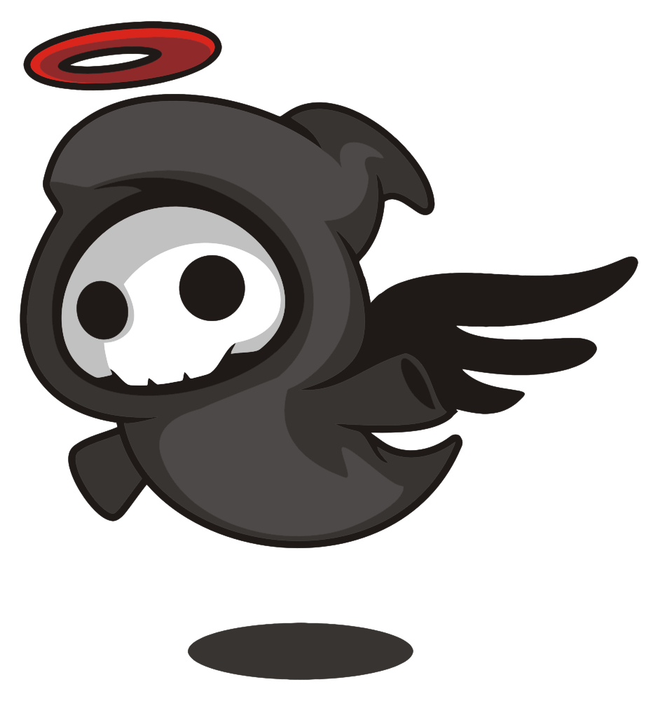 OnlineLabels Clip Art - Cartoon Angel Of Death