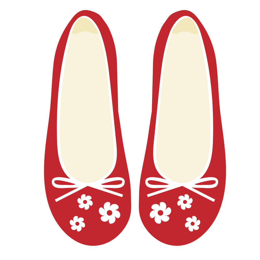 OnlineLabels Clip Art - Cute Red Women's Shoes