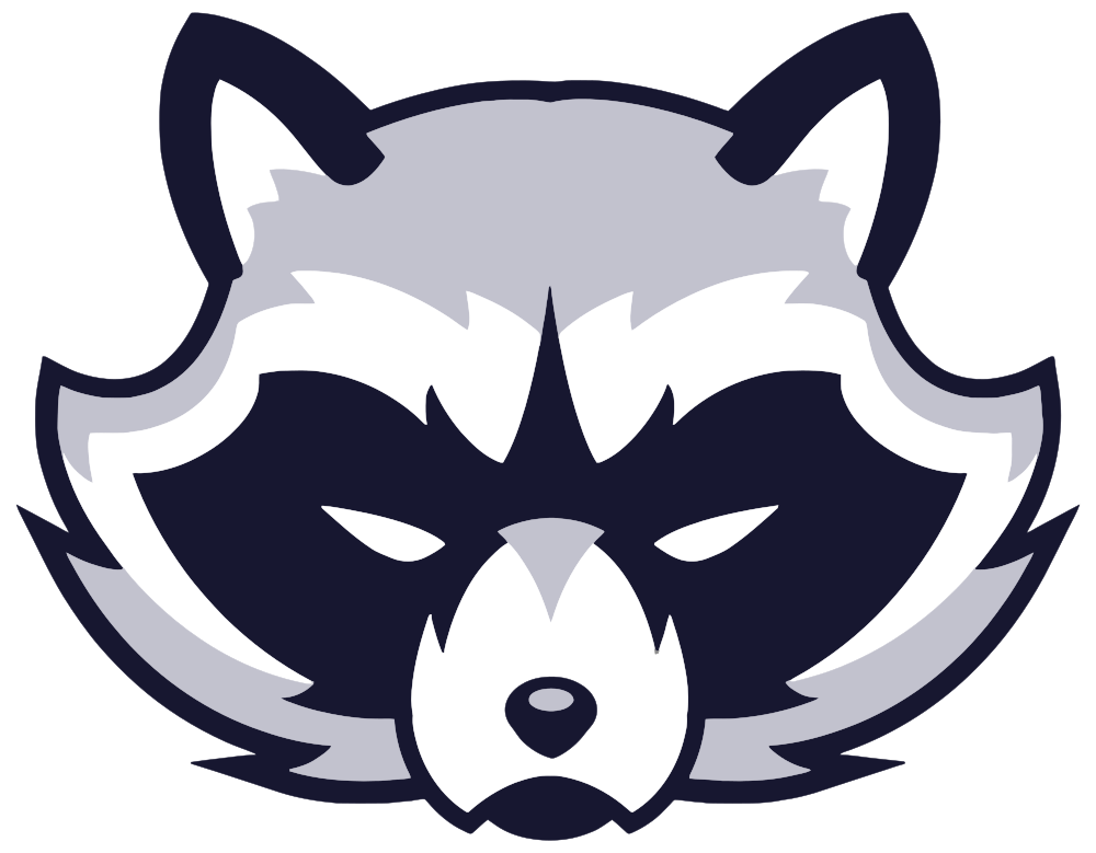 OnlineLabels Clip Art - Raccoon Face Logo