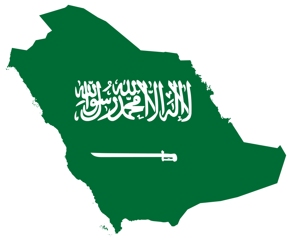 Saudi Arabia Flag Map | My XXX Hot Girl