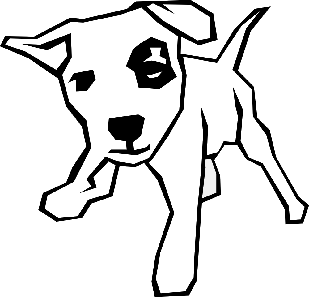 OnlineLabels Clip Art - Dog (Simple Drawing)