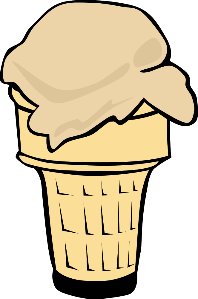 OnlineLabels Clip Art - Fast Food, Desserts, Ice Cream Cones, Waffle