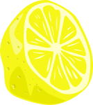 Lemon Sliced In Half