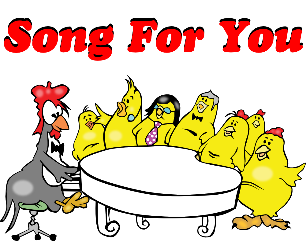 OnlineLabels Clip Art Song For You (chickens)