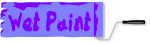 Wet Paint Sign