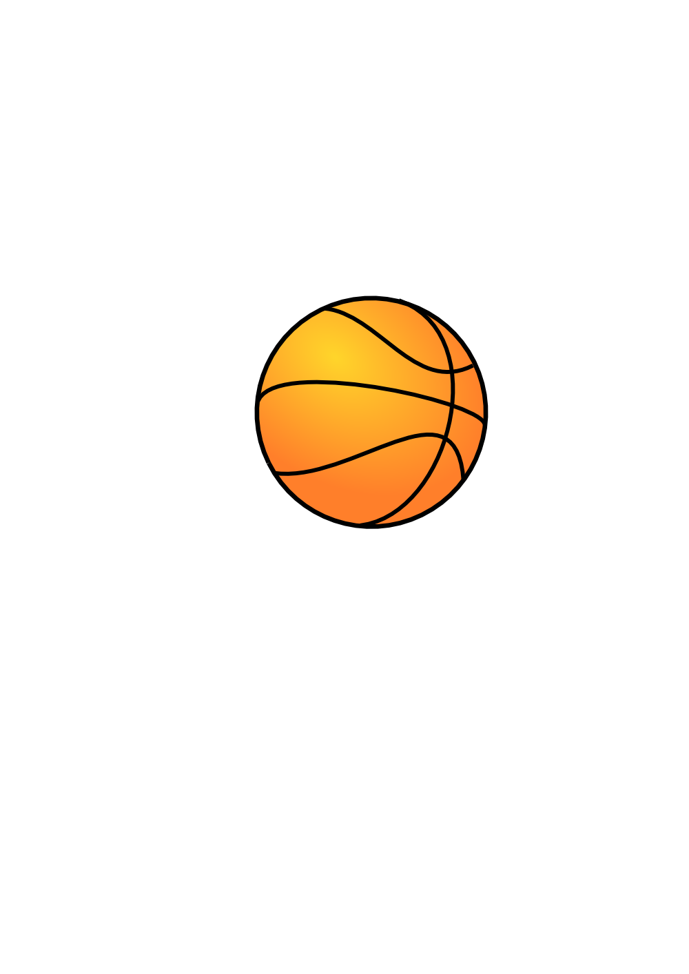 OnlineLabels Clip Art - Basketball