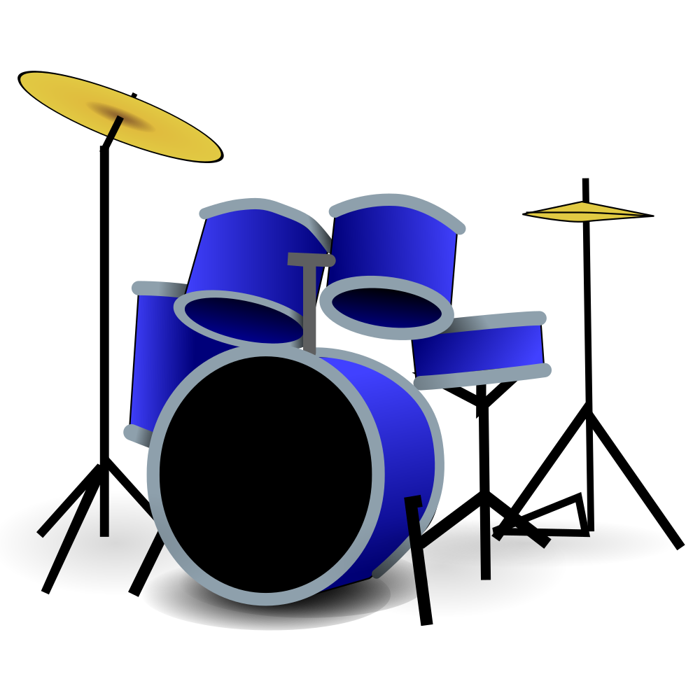 OnlineLabels Clip Art - Drums