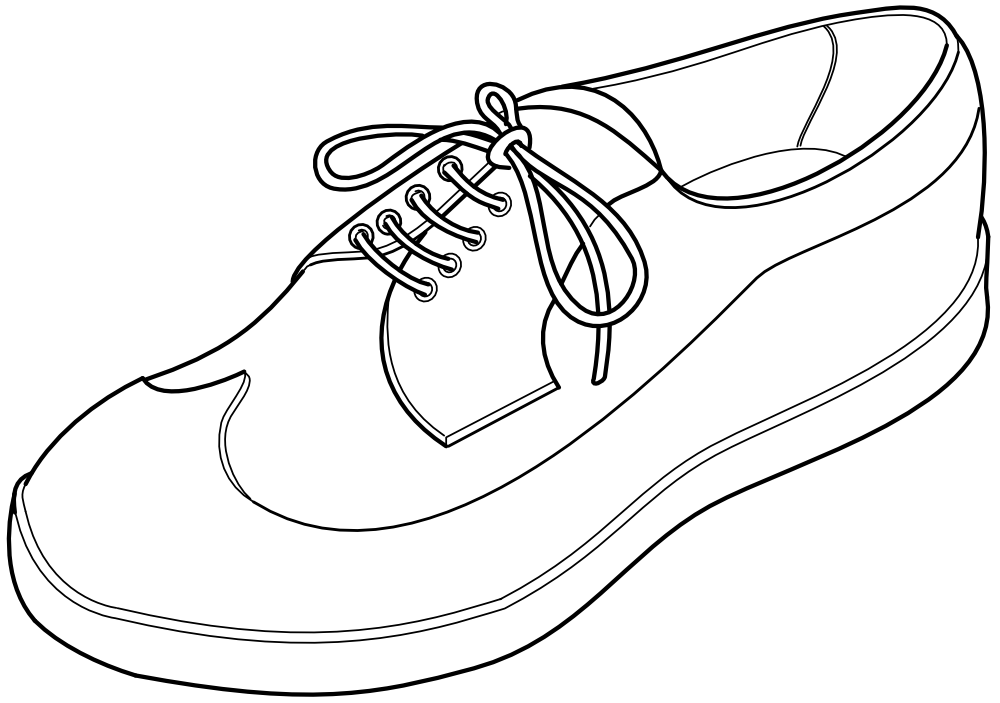 OnlineLabels Clip Art Golf Shoe 1