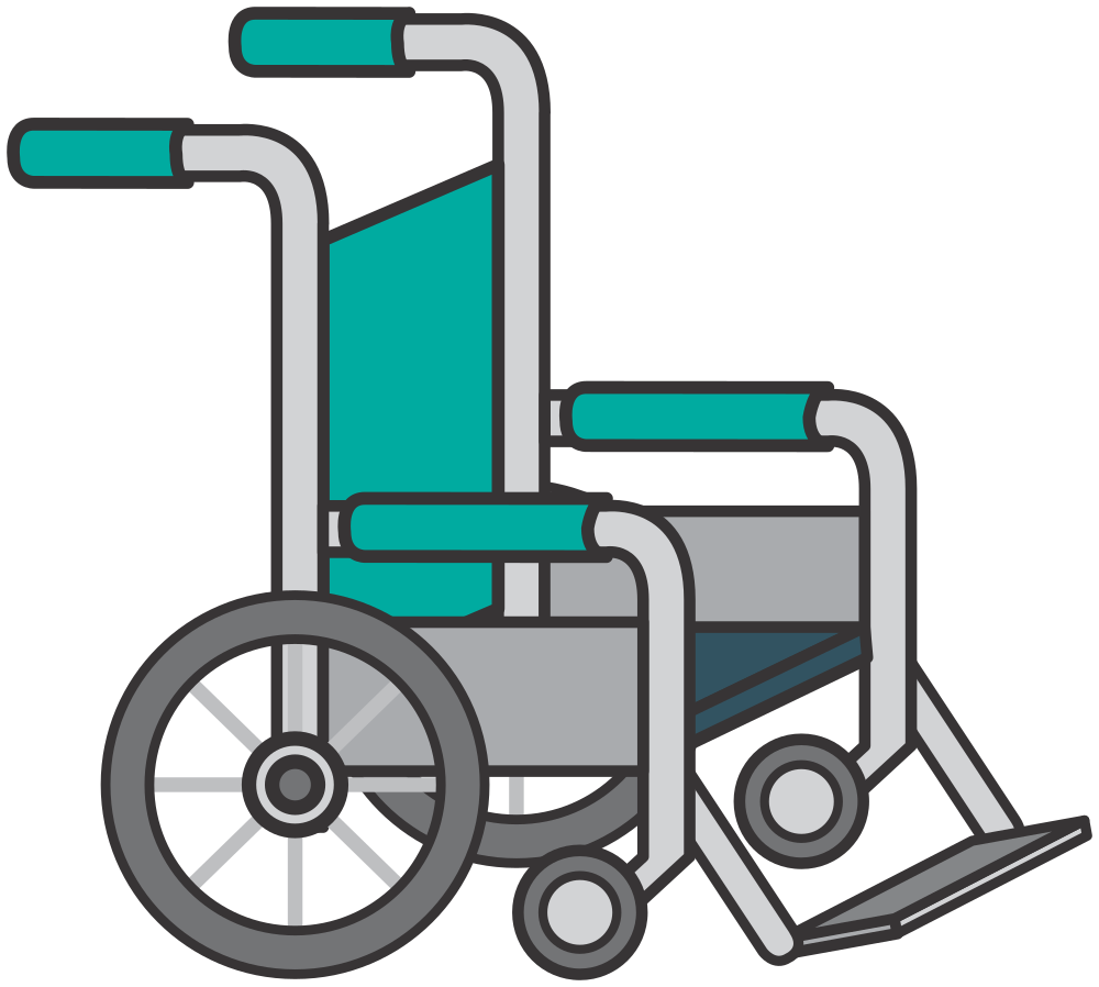 OnlineLabels Clip Art Wheelchair