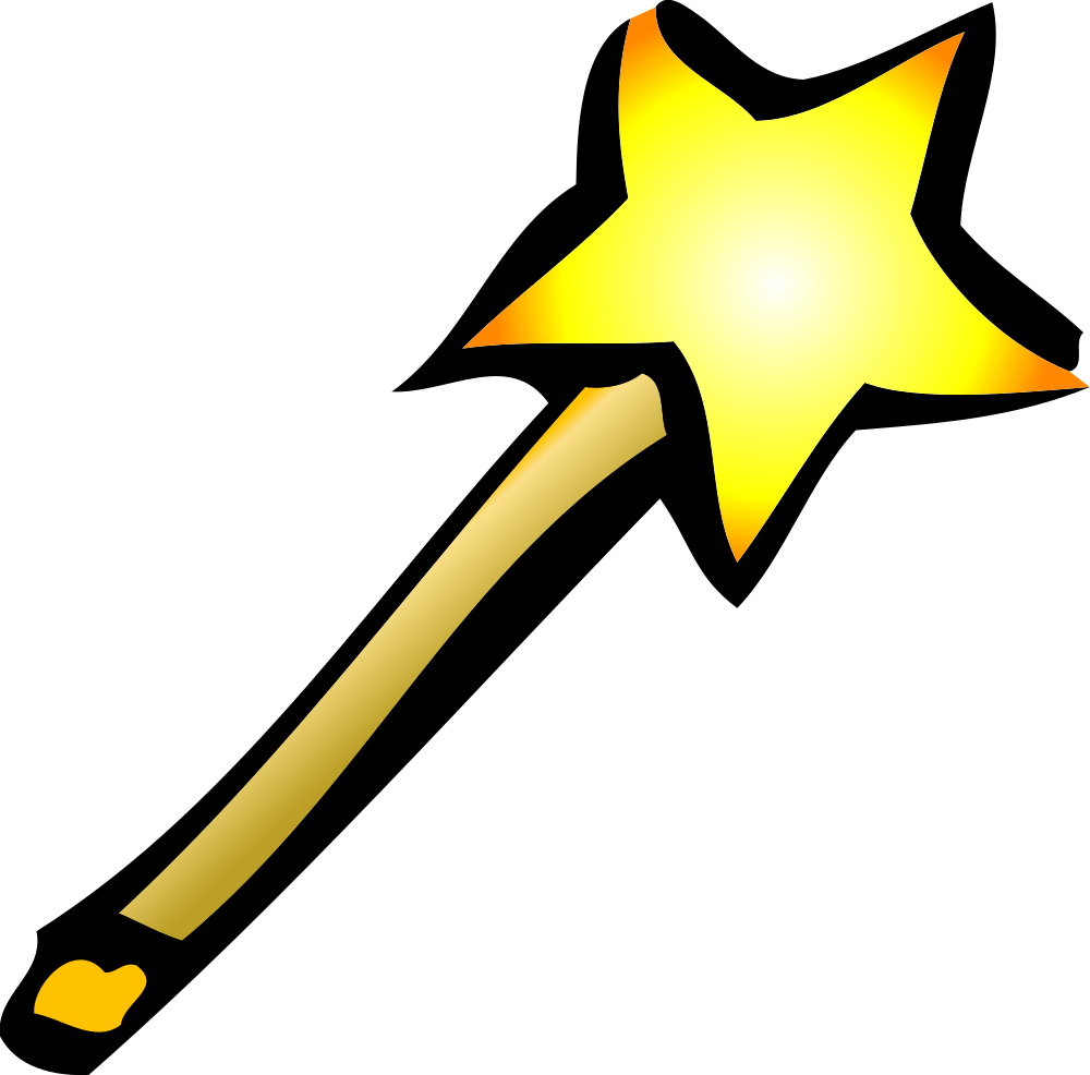 OnlineLabels Clip Art - wand icon