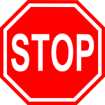 Stop Sign With Transparent Background