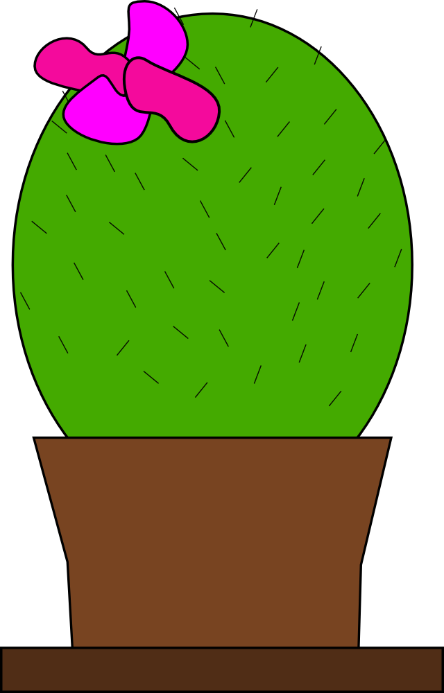 OnlineLabels Clip Art - cactus