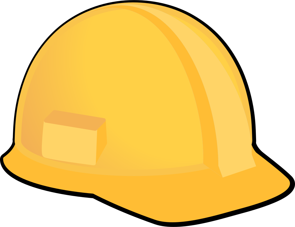 OnlineLabels Clip Art - Yellow Hard Hat