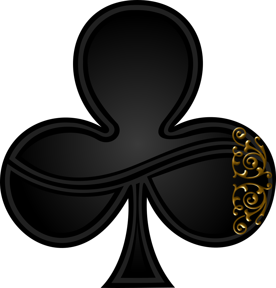 OnlineLabels Clip Art - Clubs Symbol