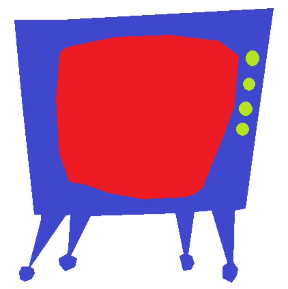 OnlineLabels Clip Art - Television