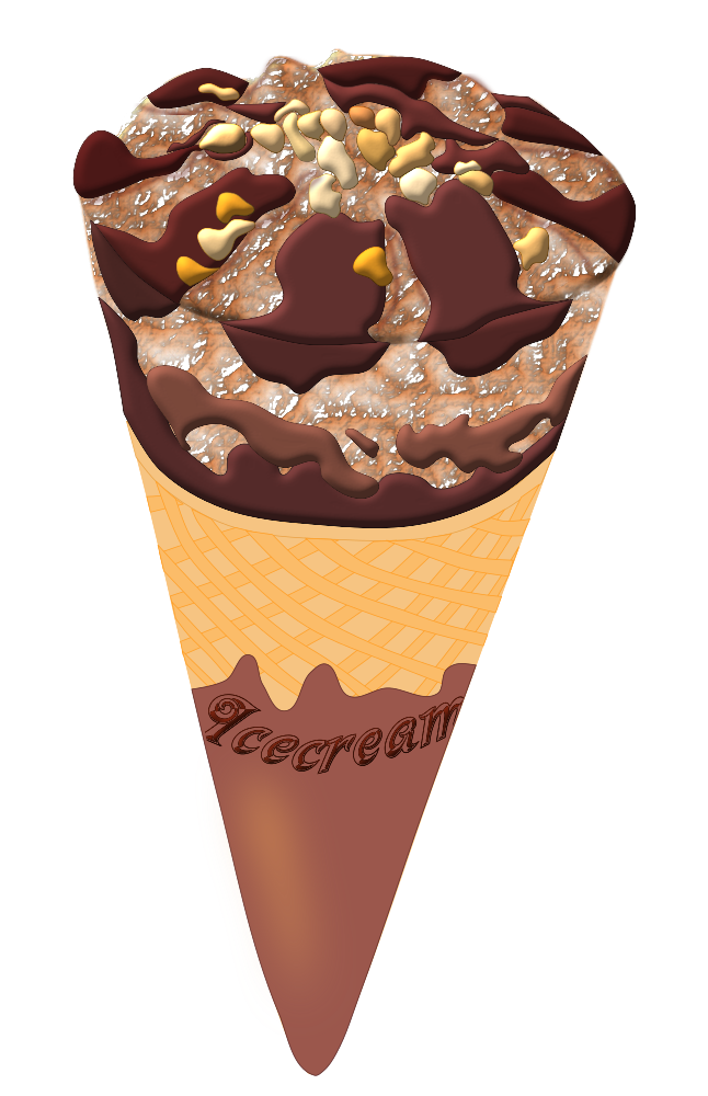 OnlineLabels Clip Art - Chocolate ice cream