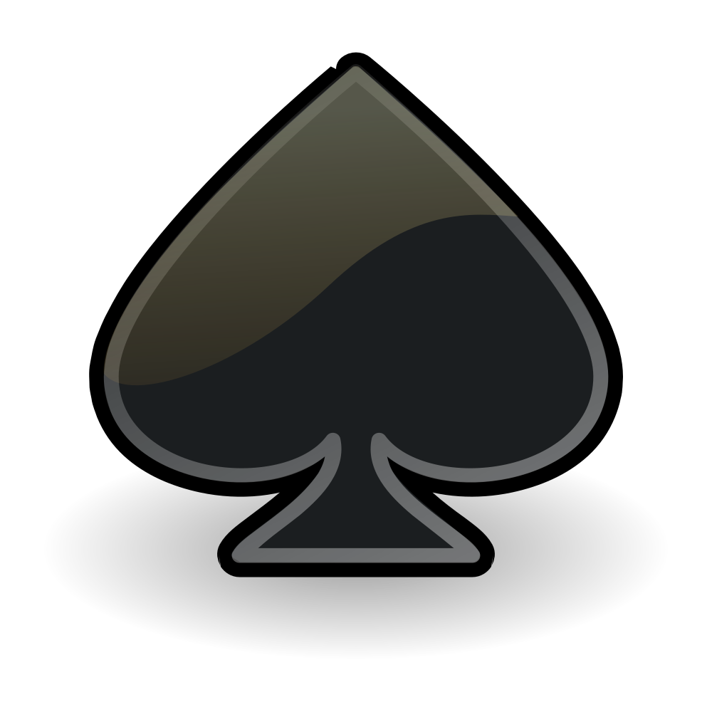 OnlineLabels Clip Art - emblem-spades