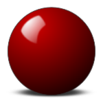 Red snooker ball