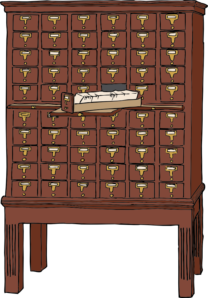 OnlineLabels Clip Art - Card Catalog
