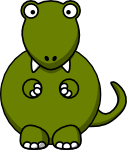 Cartoon tyrannosaurus rex