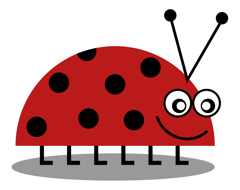 OnlineLabels Clip Art - Ladybug