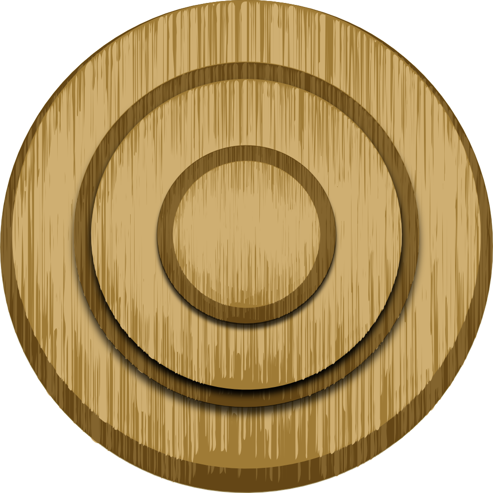 OnlineLabels Clip Art Wood target