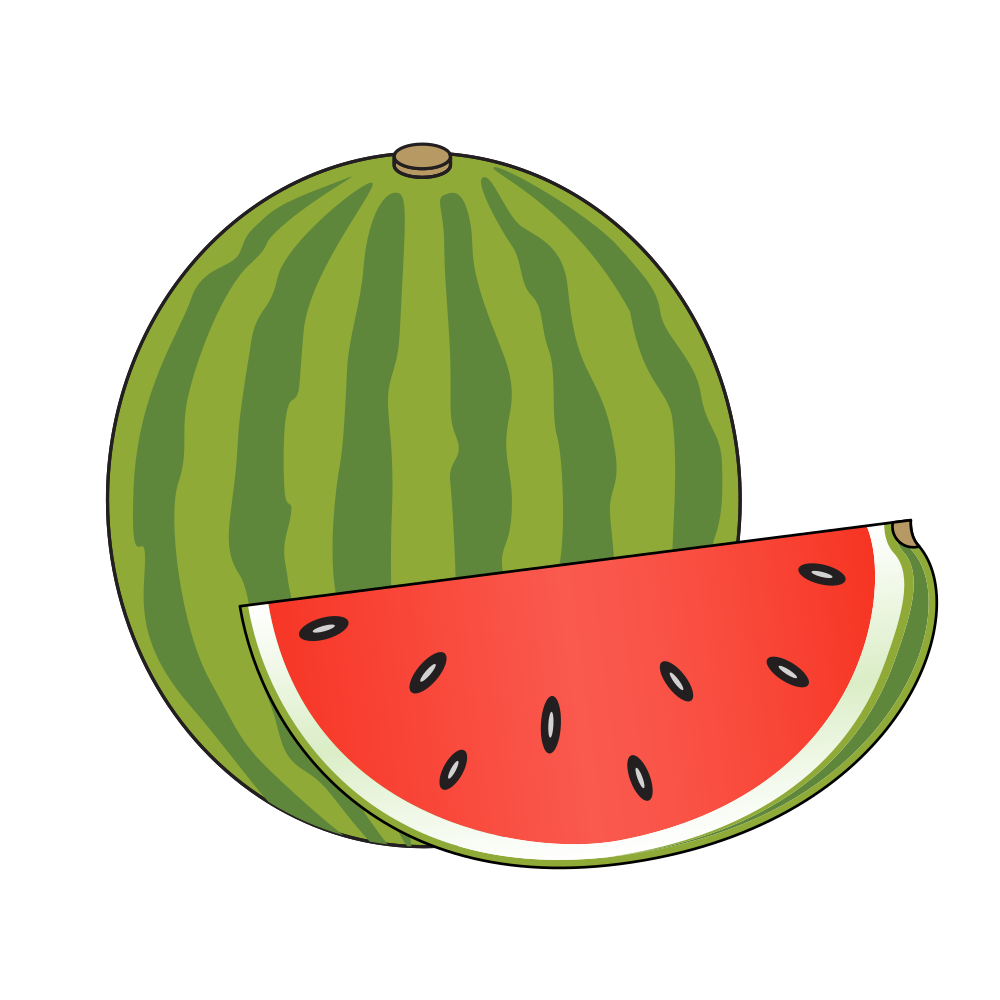 OnlineLabels Clip Art - Watermelon