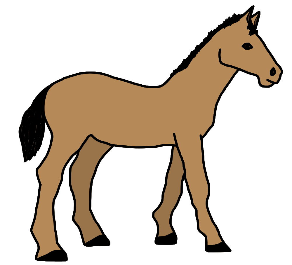 OnlineLabels Clip Art caballo