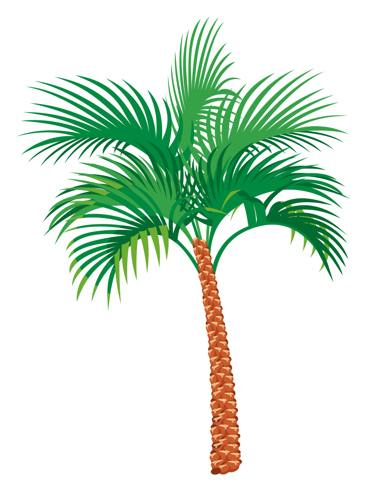 OnlineLabels Clip Art - Palm tree