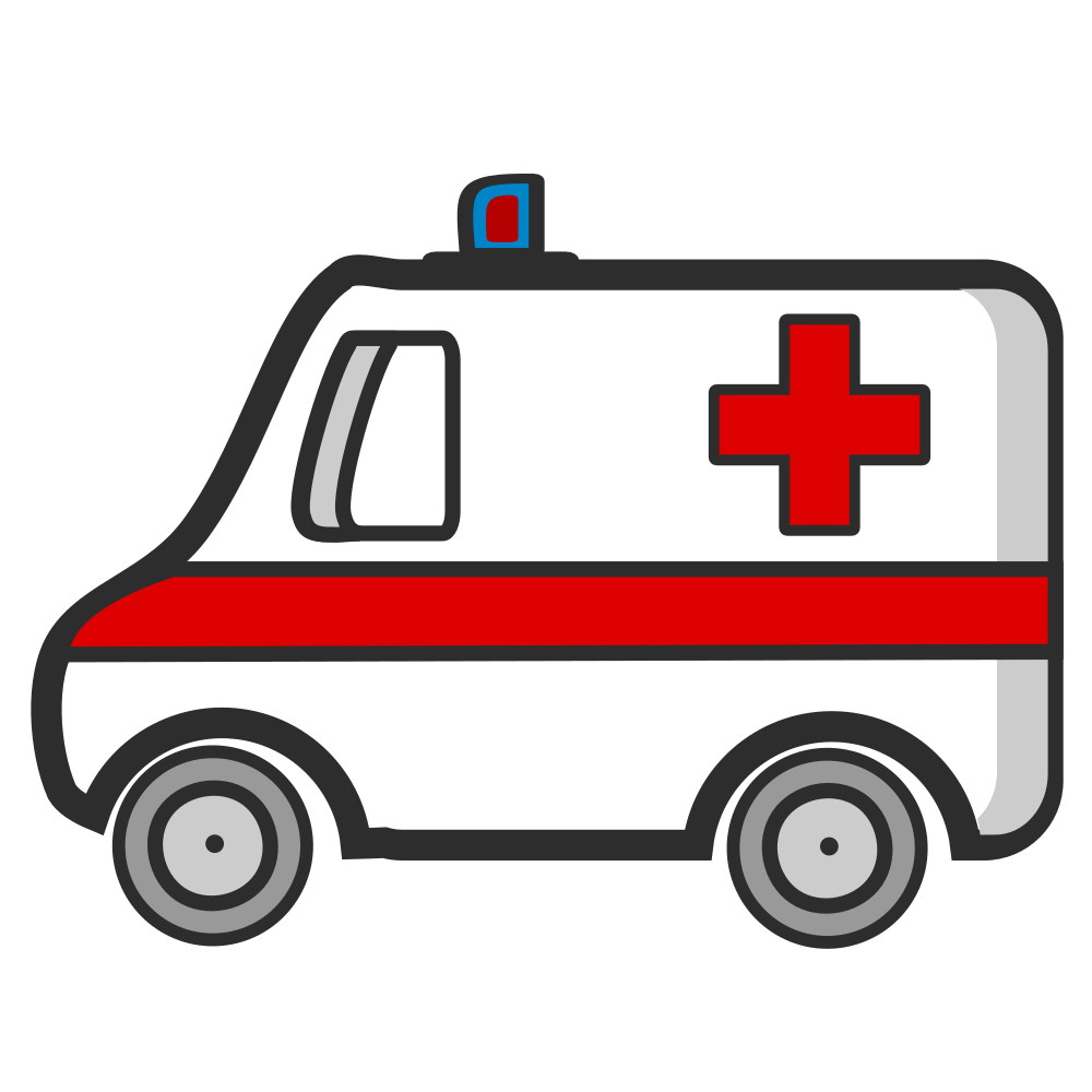 OnlineLabels Clip Art - Ambulanza