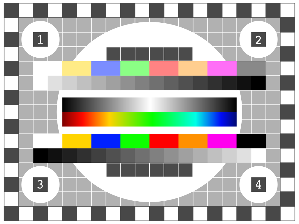 Тестовое изображение для телевизора
