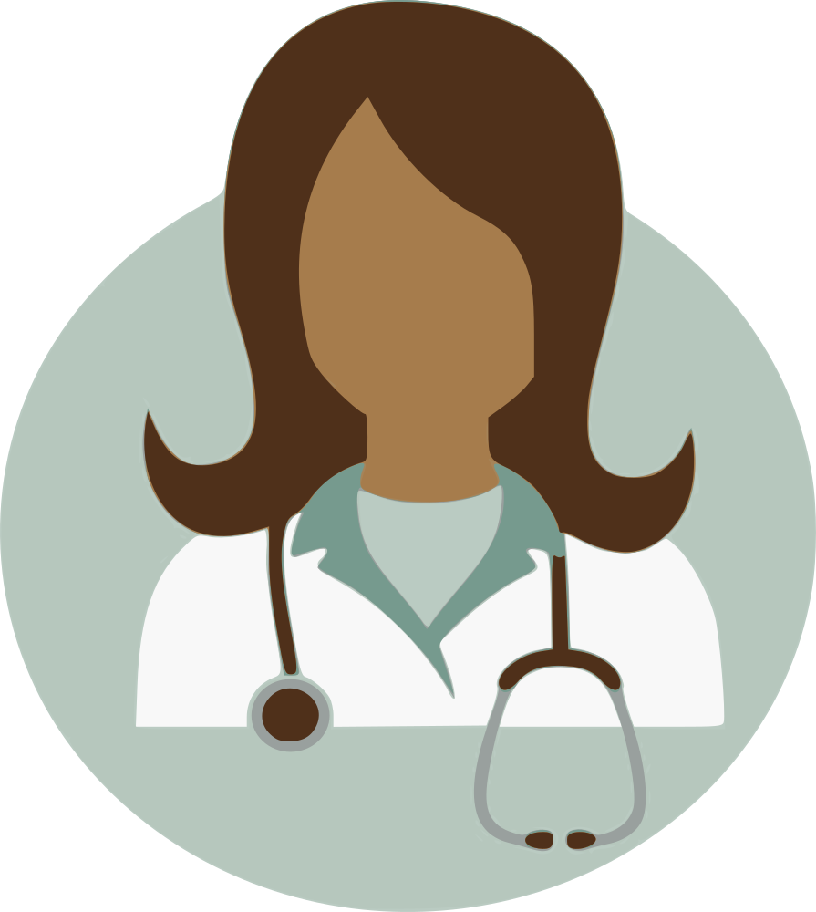 female medical doctor clipart