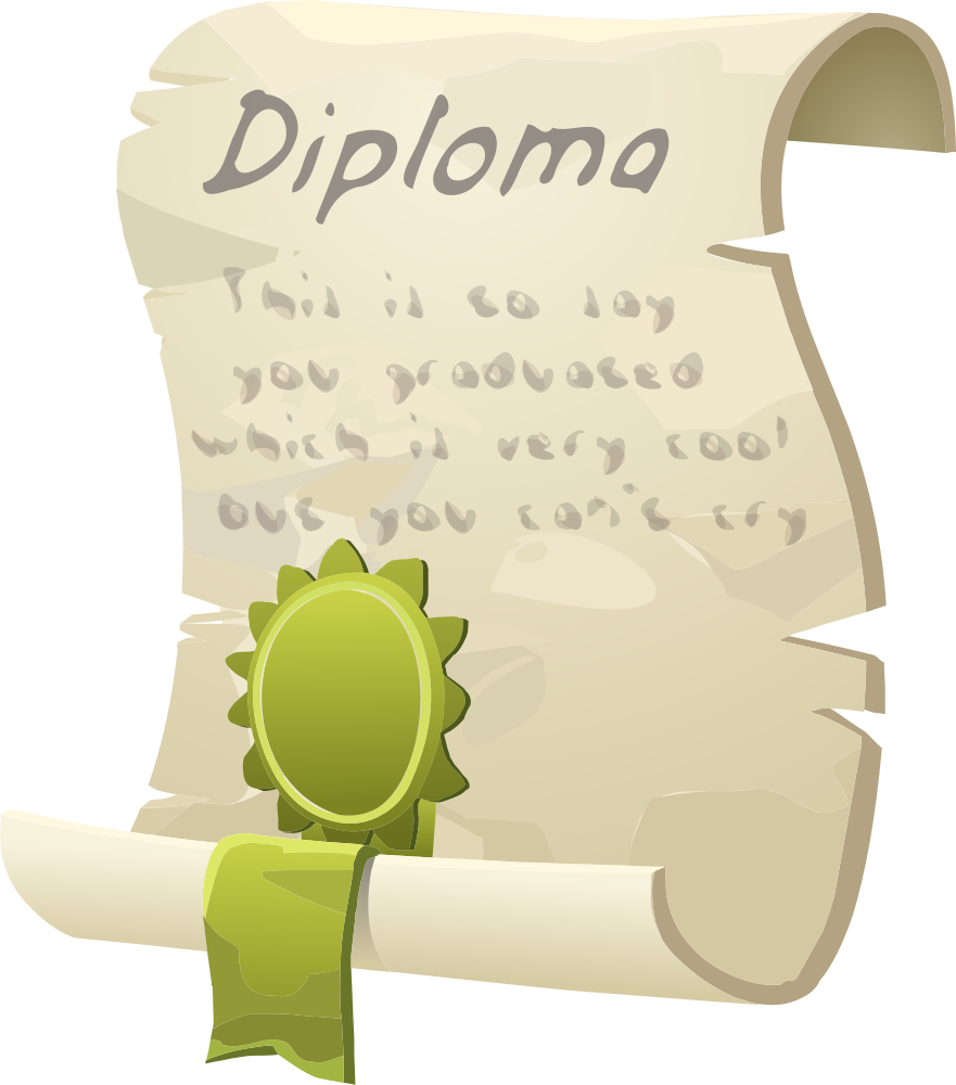 Download OnlineLabels Clip Art - Scroll Diploma