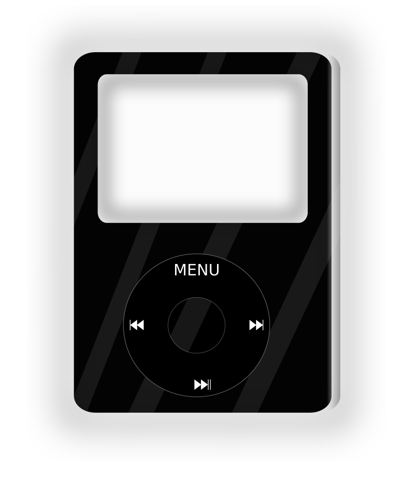 OnlineLabels Clip Art - Music Player