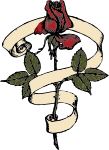 rose scroll