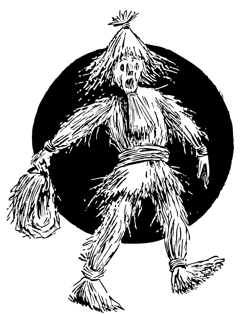 OnlineLabels Clip Art straw man