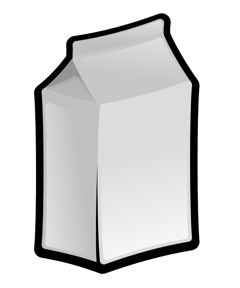 OnlineLabels Clip Art - Milk box