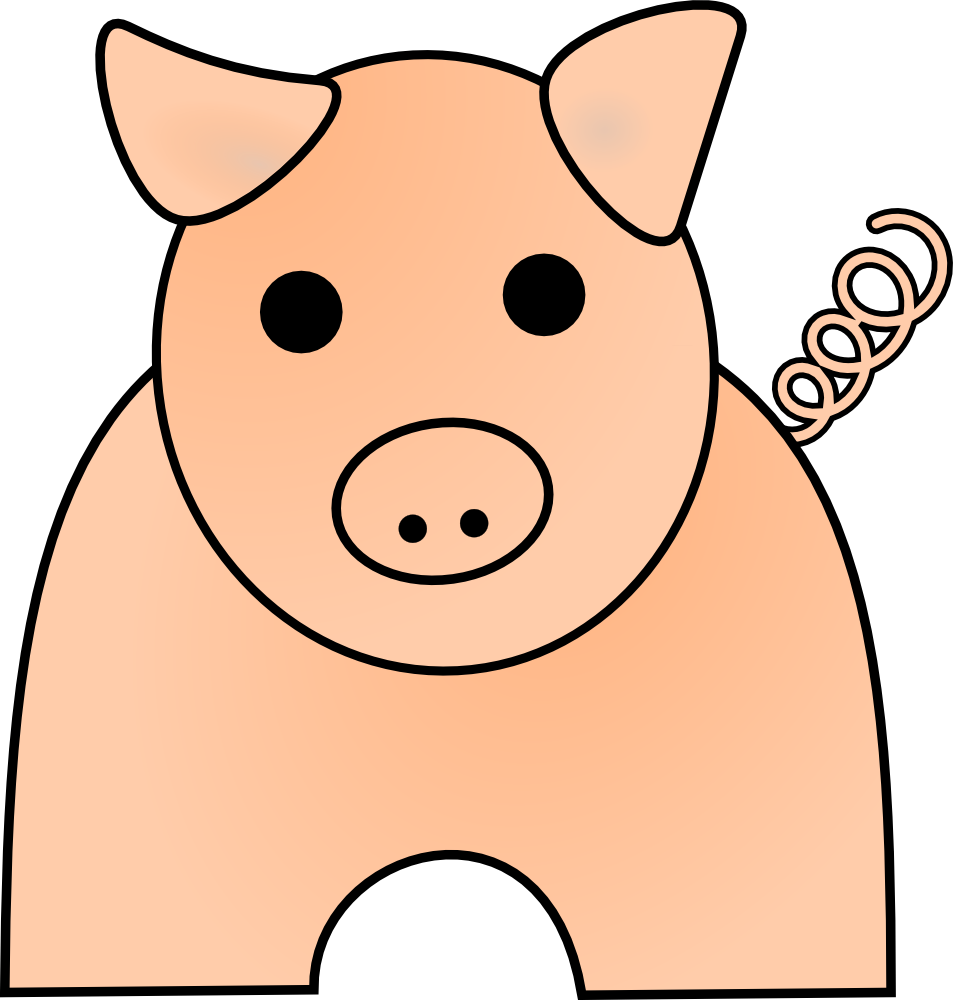 Onlinelabels Clip Art Pig
