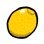 Lemon With Outline