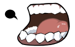 Dark mouth